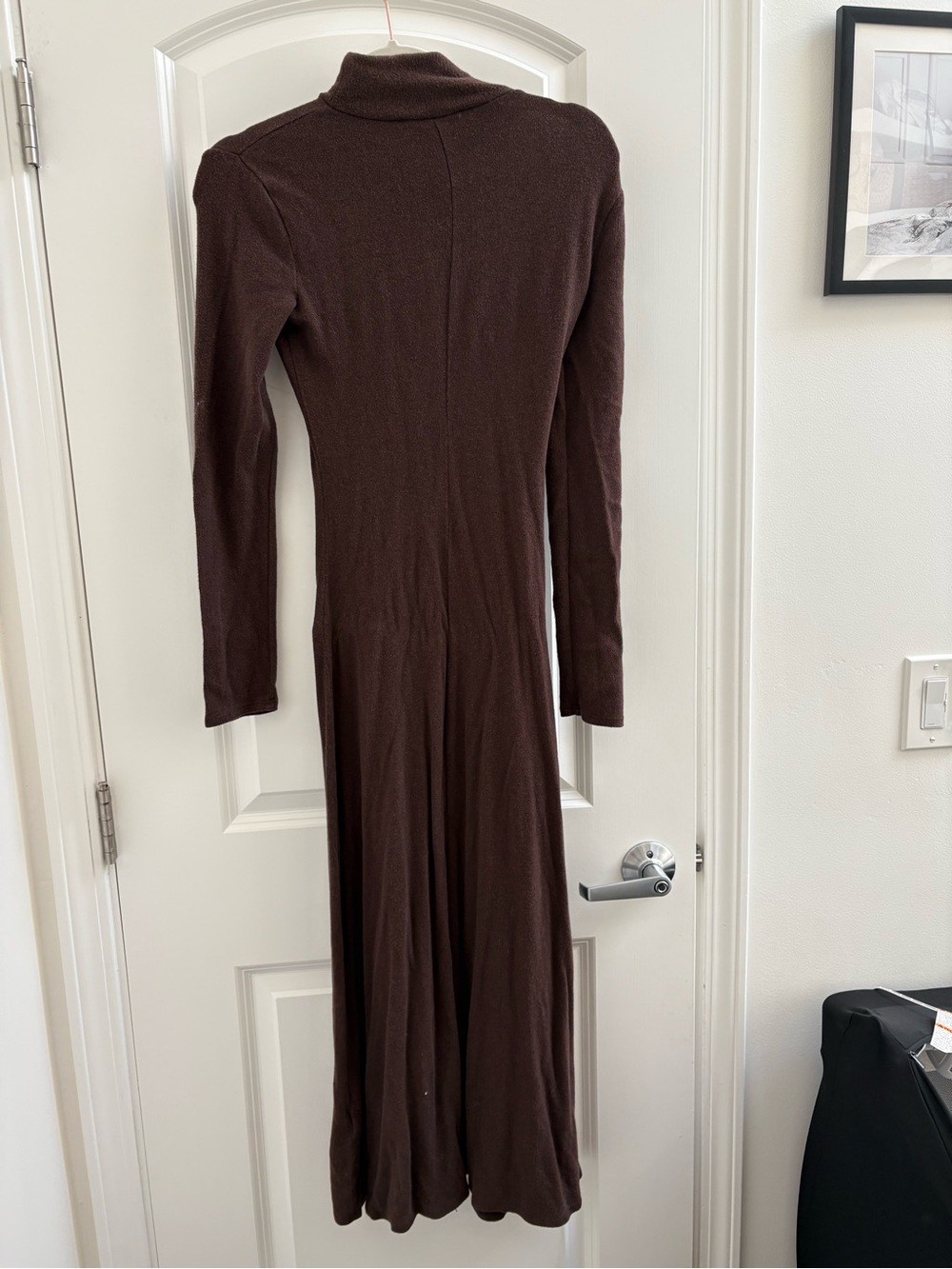 Reformation Brown Midi Dress
